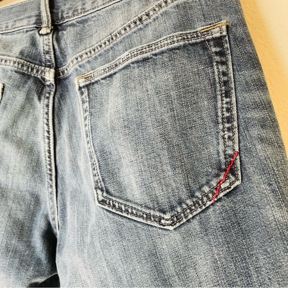 Banana Republic men’s denim jeans size 32x32 straight leg medium wash casual fit - Picture 9 of 9